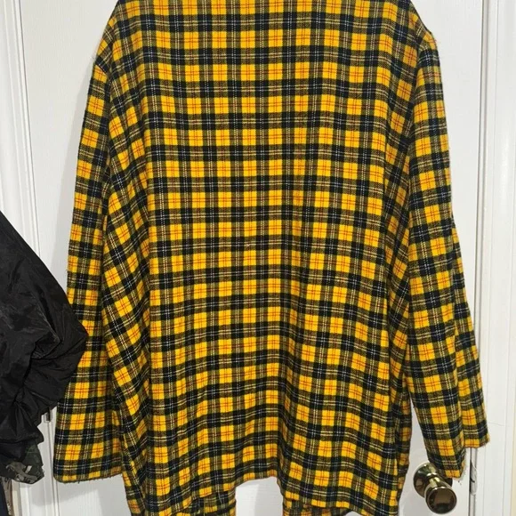 Yellow Plaid Women's Jacket by Maggie Barnes Clueless - Picture 7 of 8